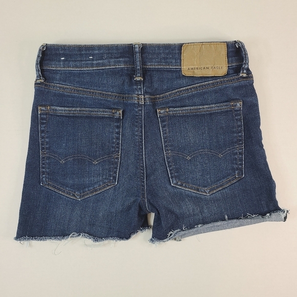 American Eagle Next Level Flex Super Skinny Cut-Off Shorts Size 28 - Picture 2 of 9